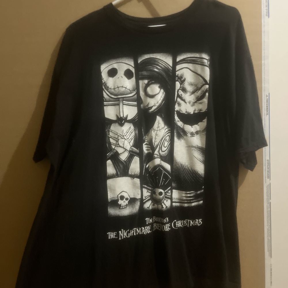 Black Nightmare Before Christmas T-Shirt